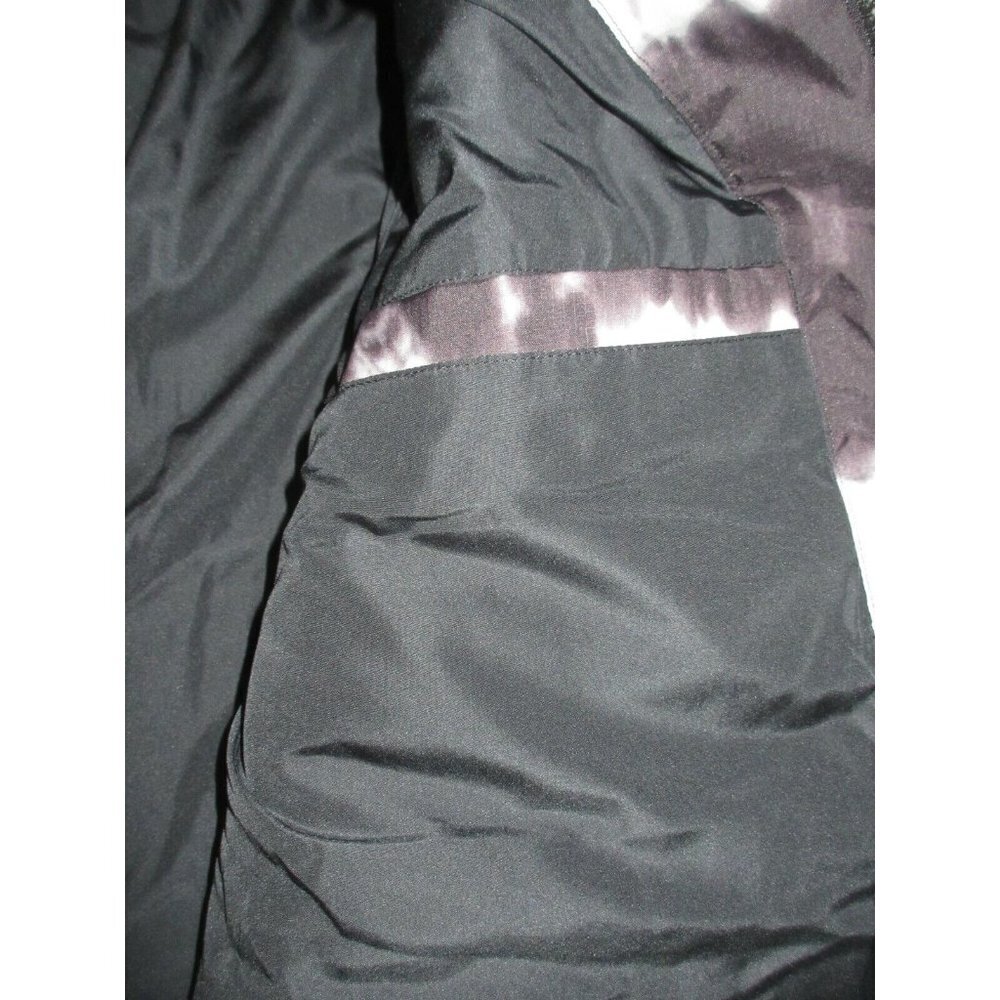 Vans Mens Lakemont MTE All Weather Tie Dye Jacket Black White Grey Hooded NWT - Picture 8 of 8